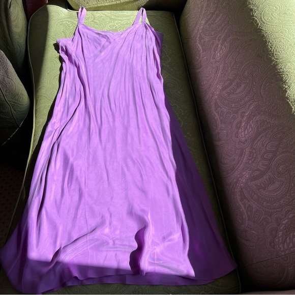 NWT J. Crew Gwyneth V-Neck Slip Dress Cupro-Blend Size 16 - Picture 7 of 14